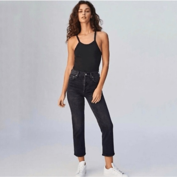 ARITZIA‎ DENIM FORUM • Arlo High Rise Straight Leg Jeans - Picture 2 of 10